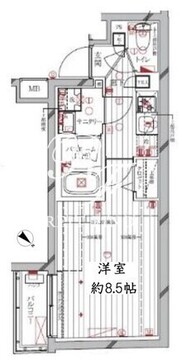 レガリス洗足池 207 間取り図