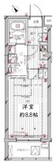 レガリス洗足池 209 間取り図