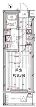 レガリス洗足池 209 間取り図