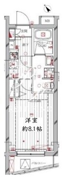 レガリス洗足池 312 間取り図