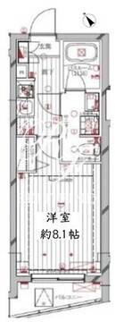 レガリス洗足池 313 間取り図