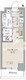 グランカーサ東中野 1201 間取り図