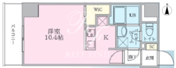プルメリア 1006 間取り図