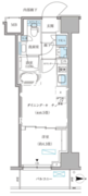 パークアクシス住吉ガーデンスクエア 1104 間取り図