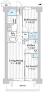 アビティグランデ砧 C-204 間取り図