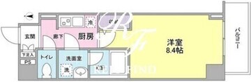 ルミエール門前仲町 404 間取り図