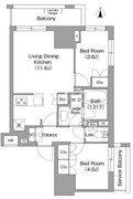 コンフォリア・リヴ西葛西三丁目 305 間取り図