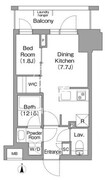 コンフォリア・リヴ西葛西三丁目 704 間取り図