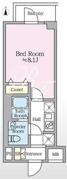 アイルプレミアム押上イースト 413 間取り図