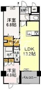ロイジェント豊島園 204 間取り図