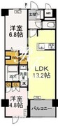ロイジェント豊島園 210 間取り図