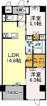 ロイジェント豊島園 109 間取り図