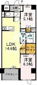 ロイジェント豊島園 219 間取り図