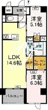 ロイジェント豊島園 221 間取り図