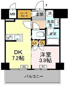 ロイジェント豊島園 306 間取り図