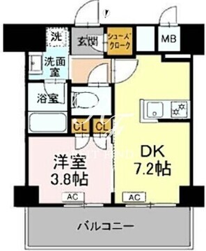 ロイジェント豊島園 307 間取り図