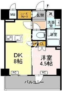 ロイジェント豊島園 316 間取り図