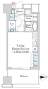 セントラルパークタワー・ラ・トゥール新宿 1315 間取り図