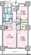 ロイヤルパークスタワー南千住 509 間取り図