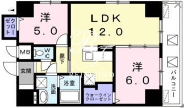 レジデンス桜樺 201 間取り図