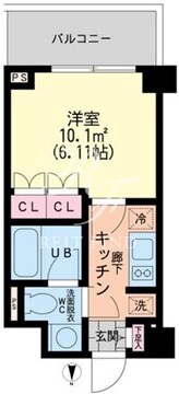 エスティメゾン新中野 206 間取り図