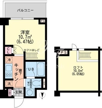 エスティメゾン新中野 408 間取り図