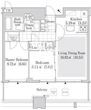 大崎ガーデンレジデンス 1713 間取り図
