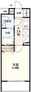ウェルスクエアイズム初台 305 間取り図