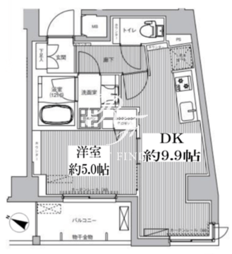カーサケイト 701 間取り図