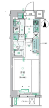 リヴシティ西早稲田 311 間取り図