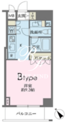 ドゥーエ南麻布 702 間取り図