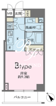 ドゥーエ南麻布 702 間取り図