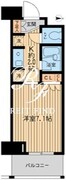 エコロジー東陽町プロセンチュリー 1112 間取り図