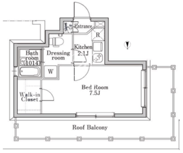 ラクラス学芸大学 506 間取り図