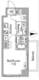 メトロステージ亀有 206 間取り図