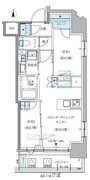 パークアクシス大森山王 705 間取り図