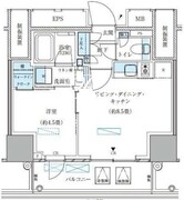 パークアクシス五反田スカイタワー 902 間取り図