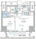 パークアクシス五反田スカイタワー 902 間取り図