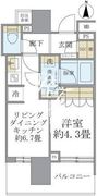 ブリリア秋葉原 604 間取り図