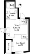 ジュネス北千住N 302 間取り図