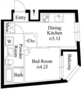 ジュネス北千住N 401 間取り図