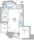 ルフォンプログレ上野稲荷町ザ・レジデンス 201 間取り図
