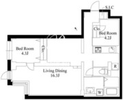 グランパセオ用賀 205 間取り図