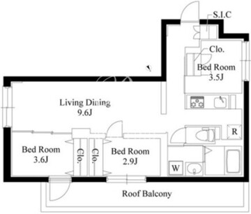 グランパセオ用賀 305 間取り図