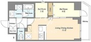 リテラス錦糸町ウエスト 702 間取り図