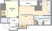ＯＣ　ＲＥＳＩＤＥＮＣＥ　ＯＣＨＡＮＯＭＩＺＵ 502 間取り図