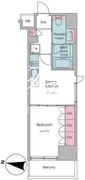 CORVAL住吉 306 間取り図