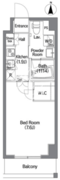 コンフォリア錦糸町DEUX 403 間取り図