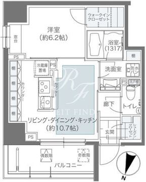 メゾンカルム本郷 301 間取り図