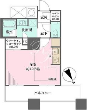 ザ・パークハウス西新宿タワー60 3202 間取り図